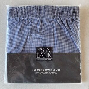 Men's Jos. A. Bank One Men's Boxer Shorts Size 46 NWT Sealed 100% Cotton